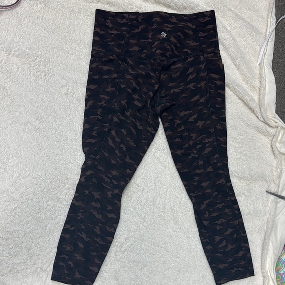 Athleta Black and Brown Leggings for Versatile Style - Picture 1 of 4